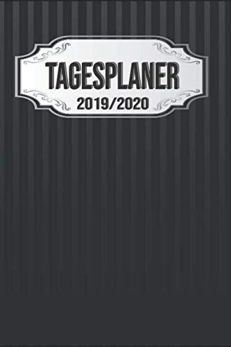 Tagesplaner 2019/2020: DIN A5 Kalender von 09/2019 - 08/2020 1 Tag = 1 Seite mit großem Tagesplaner und großartiger Übersicht. Monatsübersicht, ... in diesem Kalenderbuch. Schwarz gold Cover