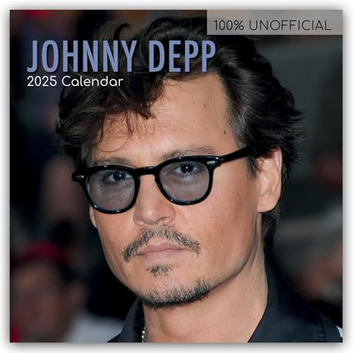 Johnny Depp 2025 – 16-Monatskalender: Original The Gifted Stationery Co. Ltd [Mehrsprachig] [Kalender] (Wall-Kalender)
