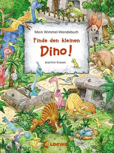 Mein Wimmel-Wendebuch - Finde den kleinen Dino! / Finde das blaue Auto!: Wimmel- und Suchbuch zum Mitmachen für Kinder ab 2 Jahre