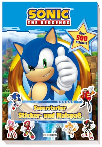 Sonic The Hedgehog: Superstarker Sticker - und Malspaß: Sticker- und Malblock