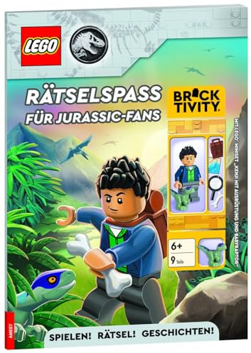 LEGO® Jurassic World™ - Rätselspaß für Jurassic-Fans: mit Minifigur Kenji mit Ausrüstung und Babyraptor