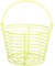 CrazyGadget® Country Farm Stye Strong Colour Metal Wire Egg Holder Stand Basket with Handle - Holds More Than 24 Eggs (Lime Green)