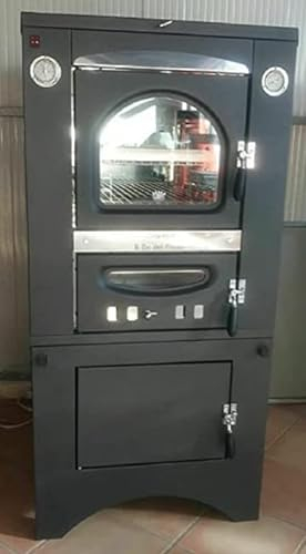 Clementi forno a legna ventilato modello SMART da incasso fuoco indiretto misura int. L45XP80