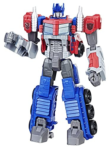 Transformers Toys Heroic Optimus Prime Action Figure - Timeless Large-Scale Figure, Changes into Toy Truck - Toys for Kids 6 and Up, 11-inch (Amazon Exclusive)