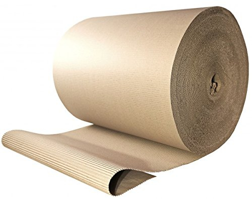 1 Rolle Rollenwellpappe | Breite: 60cm | Länge: 70m | ausgezeichnete Polsterwirkung | Verpackung, Schutz, Ausfüllen von empfindlichen Waren | wiederverwendbar | umweltfreundlich | recyclebar