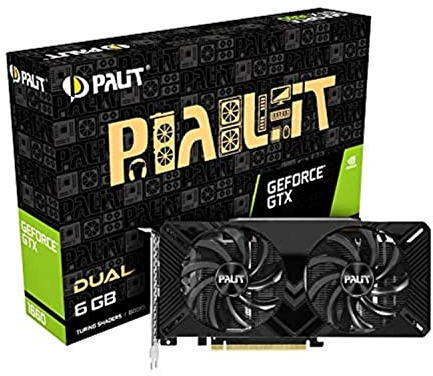 Palit GeForce GTX 1660 Dual, Grafikkarte, NE51660018J9-1161A