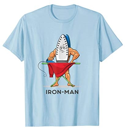 Iron Man Funny Novelty Awesome Graphic Design Apparel T-Shirt