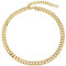 LILIE&WHITE Damen Halskette in Goldoptik, Modische Kettengliederkette mit verstellbarem Verschluss, Eleganter Schmuck für Alltag und besondere Anlässe