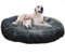 Warmes Donut-Hundebett, flauschig, rund, beruhigendes Fellkissen, verbesserter Schlaf, Hundebett für mittelgroße und große Hunde, waschbar