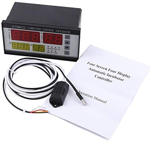 Controlador de incubadora de huevos XM-18 Termostato Higrostato Control automático completo con sonda de sensor de temperatura y humedad