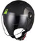 ORIGINE Motorradhelm Jethelm Roller Helm Scooter Helm Chopper Helm Moped Mofa Helm mit Doppelvisier ECE Zertifizierung (Track Fluo Yellow Black,M)