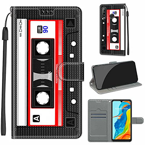 Funda para Huawei P30 Lite, Funda Libro Huawei P30 Lite PU Cuero Carcasa con Flip Case Cover, Funda Móvil Huawei P30 Lite Magnético Carcasa para Huawei P30 Lite/Nova 4e Funda con Tapa