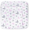 Balbina Wickelunterlage Wasserdicht Wickeltischauflage Wickelauflage baumwolle 85x75 Kolibri Rosa