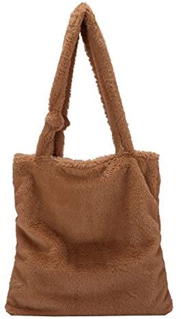 FuMeiJiaJiaJu Plüsch Tasche,Schultertasche Damen,Tasche mit Tierstreifen,Damen Kleine Handtasche,Retro ModeTaschen,Geschenke für Frauen