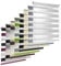 TEKONA Doppelrollo Klemmfix ohne Bohren Duo-Rollo Rollo Blickdicht lichtdurchlässig Fensterrollos Seitenzugrollo Sonnenschutz Fenster und Tür - Weiß Beige Braun, 80 x 230 cm (BxL) - Stoffbreite 76cm