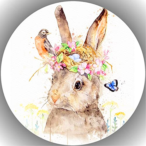 Fondant Tortenaufleger Tortenbild Geburtstag Ostern/Hase/Osterhase K12