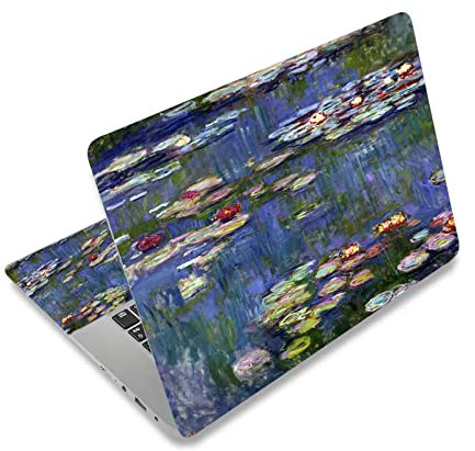 Laptop Skin Sticker Decal,12 13 13.3 14 15 15.4 15.6 inch Laptop Vinyl Skin Sticker Cover Protector Notebook (2 Wrist Pad Skins Included), Decorative Waterproof, Colorful Paintings