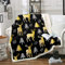 Kuscheldecke 150x200 Elch, 3D Elch Wolldecke Warme Fleecedecke Flauschige Decke, für Tagesdecke Blanket Sofadecke Kinder Baby, für Bett Sofa