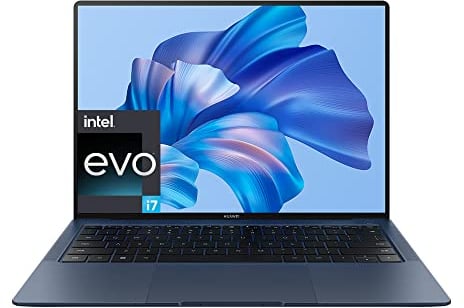 HUAWEI MateBook X Pro 2022 Laptop | 14.2 FullView Touchscreen Notebook | Intel Evo Platform Powered by Intel Core i7 | 16GB RAM | 1TB SSD | Windows 11 | QWERTZ | Ink Blue Fingerabdrucksensor