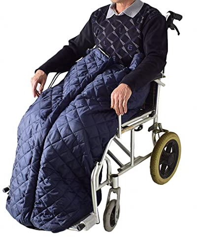 DSHUB FußSack für Rollstuhl Erwachsene, Warmth and Comfort FußSack für Rollstuhl Erwachsene, Erwachsene Größe Fits Nearly All Manual Wheelchairs