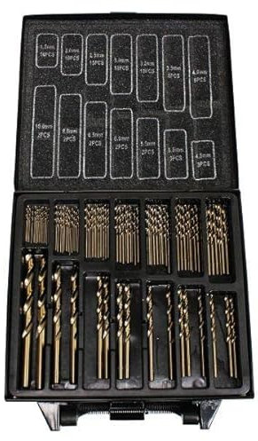 US PRO INDUSTRIAL 99PC M35 Cobalt Metric Drill Bit Set 1.5-10mm 7086