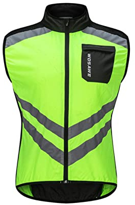 QUINTRA Gilet léger et doux pour homme - Coupe-vent - Sans manches - Pour voyage, randonnée, course à pied, vélo de course, vert, XXL