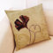 Skcess 1 Kopfkissenbezug 45x45cm, Kissen Fall Für Sofa Khaki Retro-Herbst Leinen Kissenbezug Sitzkissen Dekokissen Couchkissen Dekoration