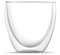 BEM Doppelwandiges Thermoglas, Kaffeeglas Teeglas, Kaffee und Tee Tasse, für heiße und kalte Getränke, 240 ml, Borosilikatglas, Mikrowellen- und Spülmaschinengeeignet