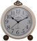 iSpchen Tischuhr Nostalgie Antik Vintage Retro Metall Standuhr Dekowecker Uhr Wecker Design Wecker Lautlos Ohne Ticken, Antik Retro Wecker, Vintage Tischuhr Analog Nachttisch Schlafzimmer Weiß
