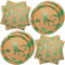 BFB Dinosaur Paper Plates Napkins Set, Pack of 40 Party Plates Disposable Party Tableware for Kids Birthday Party