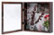 Muzilife Holz 3D Bilderrahmen zum Befüllen mit Öffnung 28x35cm, Dunkelbraun Objektrahmen mit Stecknadeln und Dübel für DIY Display Shadow Box, Geschenk für Familie Freunde Büro, Dunkelbraun