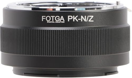 Hersmay PK-Nikn Z Adaptador de objetivo para objetivo Pentax K Mount para Nikon Z Mount Z8 Zf Zfc Z5 Z6 Z7 II Z6II Z7II Z9 Z50 Z30 Cámara DSLR sin espejo