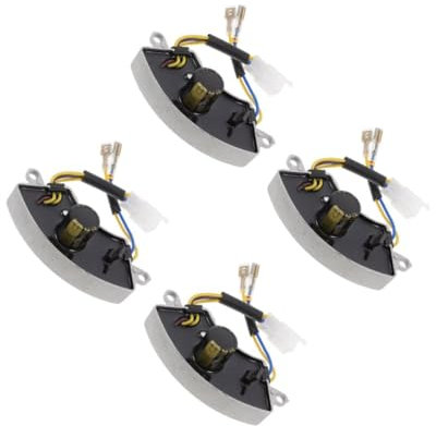 Yardwe 4 Pz regolatore di tensione del generatore AVR per generatore Regolatore di potenza regolatore del gas del generatore campione predatore 2kw generatore trifase avr alluminio Black