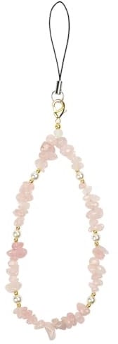 OFFCUP Correa para Teléfono Móvil con Cuentas, 1pc Cadena de Teléfono, Piedra Natural Antipérdida Cordón para Teléfono Móvil Colgante para Teléfono Móvil Correa de Muñeca Hecha a Mano