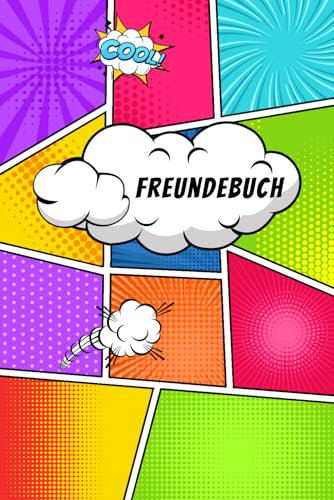 Freundebuch: Das Freundebuch im Comic-Stil für alle coolen Mädchen im praktischen Format