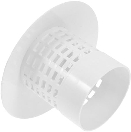 WHAMVOX Pvc Schornstein Regenkappe für Kaminabzüge Wetterfest und Druckfest Ø 75mm Innen 80mm Außen für Outdoor Camping