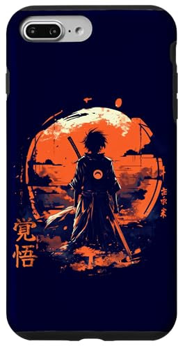 Japanese Anime Samurai Aesthetic in Samurai Anime style Case for iPhone 7 Plus/8 Plus