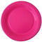 JMS we create smile - Pack of 30 Bright Colourful Party Paper Plates - 9'' Inches Disposable Paper Plates for Fun Birthday Parties Supplies (Pink)