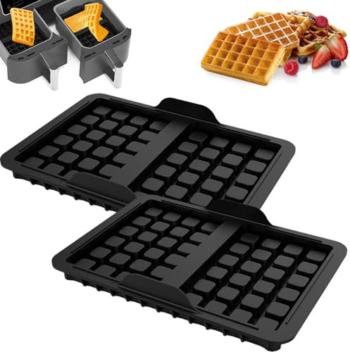 Gxlaihly 2 Pezzi Stampo per Waffle, Stampo per waffle in silicone, Stampo Waffle, con Ninja AF400EU, AF451EU, SL400EU e AF500DE, per Frittelle Stampo per Creare Waffle