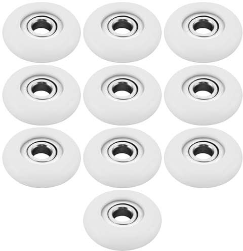 Briny River 10Pcs Garage Door Roller 46.1X11x12mm Suitable for 2 Guide Rail Sectional Door Garage Door Guide Rail Roller Shutter Door