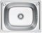 Melanstar Fregadero de acero inoxidable, 1 lavabo, incluye sifón y orificio para grifo (40 * 50cm)
