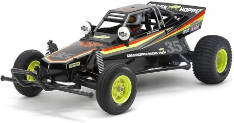 Tamiya 47522 1:10 RC The Grasshopper I Black Edition Voiture télécommandée/véhicule, modélisme, kit de Construction, Loisirs, Assemblage
