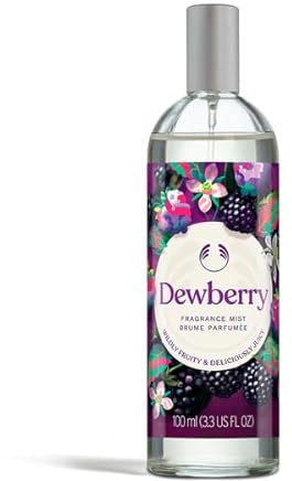 The Body Shop Dewberry Fragrance Mist 100ml | Lightweight Refreshing Body Spray with Jasmine and Musk, a Nostalgic Classic Fragrance for Daily Wear