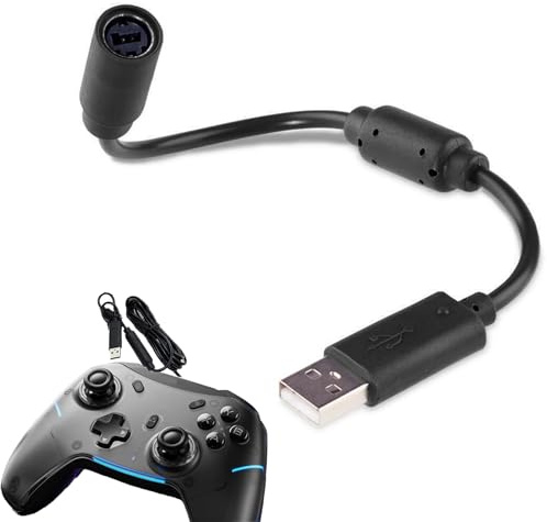 ZFRITP Usb Abreißkabel, Usb Abreißkabel Ersatz Für Logitech G920 G923 G27 G29 Driving Force Thrustmaster Ferrari 458 Spider Racing Wheel Cord, Xbox Usb-Stecker (Schwarz)