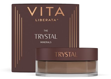 VITA LIBERATA Trystal Mineral Powder No.2 Sun Kiss | Bronzer & Contour, natürliches Sonnenlicht, ohne Parabene, geeignet für helle Hauttöne, vegan und tierversuchsfrei