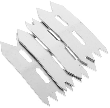 jojofuny Kit 4pcs Pinces de Laminoir à Plaques en Métal Argenté pour Outil Menuiserie Bois, Serrage-joints de Précision avec Chien à Mâchoires pour Positionnement Précis et Projets
