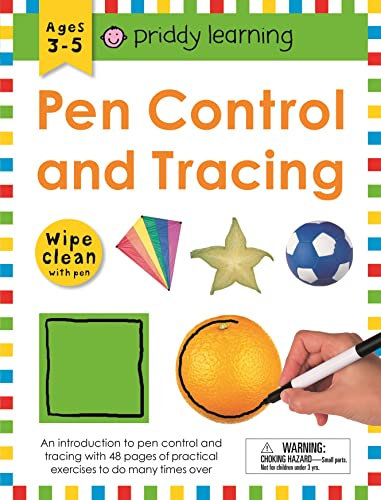 Wipe Clean Workbook: Pen Control and Tracing (Enclosed Spiral Binding): An Introduction to Pen Control with Practical Exercises to Do Again and Again (Wipe Clean Learning Books)