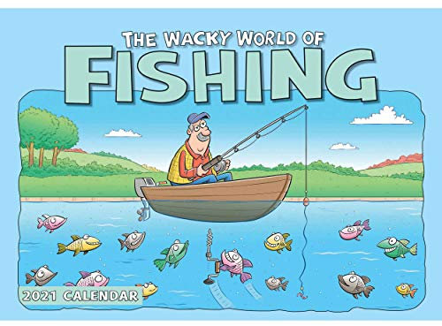 Wacky World of Fishing A4 Calendar 2021