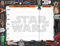 Star 884 Wars Classic Desk Pad Official 2019 Calendar - Desk Pad Format