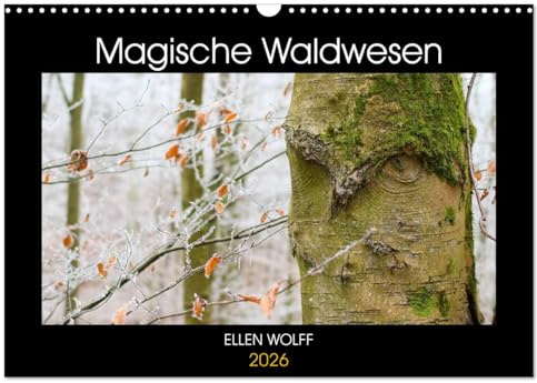 Magische Waldwesen (Wandkalender 2026 DIN A3 quer), CALVENDO Monatskalender: Begegnungen der besonderen Art im Wald (CALVENDO Orte)